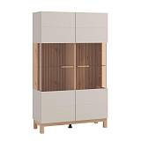 ΒΙΤΡΙΝΑ ESSEX 2K VS2 147 CASHMERE/ARTISAN OAK 90x35x147εκ