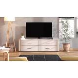 ΕΠΙΠΛΟ ΤΗΛΕΟΡΑΣΗΣ YORK 4F CASHMERE/ARTISAN OAK ΧΡΩΜΑ 177x40x52εκ