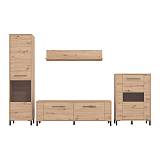 ΚΕΝΤΡΟ ΨΥΧΑΓΩΓΙΑΣ-ΣΥΝΘΕΣΗ DURHAM AH ARTISAN OAK 299x40x193εκ