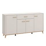 ΚΟΜΟΤΑ-ΜΠΟΥΦΕΣ DARWEN 180 4K1F4V CASHMERE/ARTISAN OAK/CASHMERE MATT FOIL 180x40x90εκ