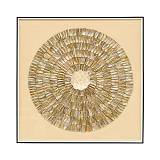 ΠΙΝΑΚΑΣ ΣΕ ΚΑΜΒΑ ΑΠΟ ΚΟΧΥΛΙΑ Fylliana FL0019 ΛΕΥΚΟ-ΜΠΕΖ 80x80xεκ