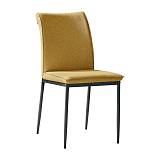 ΚΑΡΕΚΛΑ ΤΡΑΠΕΖΑΡΙΑΣ Fylliana Crace ΜΟΥΣΤΑΡΔΙ ΧΡΩΜΑ ΥΦΑΣΜΑΤΟΣ 43x60x86εκ