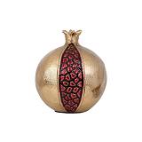 ΜΕΤΑΛΛΙΚΟ ΔΙΑΚΟΣΜΗΤΙΚΟ Fylliana Pomegranate ΧΡΥΣΟ-ΚΟΚΚΙΝΟ ΧΡΩΜΑ 10x11εκ