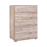 ΣΥΡΤΑΡΙΕΡΑ Fylliana Imperium 5F GREY OAK ΧΡΩΜΑ 90x44x127εκ