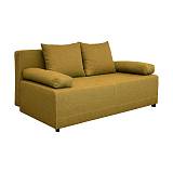 ΚΑΝΑΠΕΣ-ΚΡΕΒΑΤΙ Fylliana Nuvia ΚΙΤΡΙΝΟ ΥΦΑΣΜΑ 190x80x85εκ