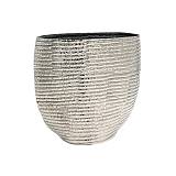 ΜΕΤΑΛΛΙΚΟ ΔΙΑΚΟΣΜΗΤΙΚΟ ΒΑΖΟ Fylliana FL7841 ΑΣΗΜΙ ΧΡΩΜΑ 21x10x21εκ