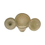 ΣΕΤ ΦΑΓΗΤΟΥ 16τμχ Fylliana FL25162 STONEWARE ΓΚΡΙ ΧΡΩΜΑ