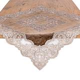 ΤΡΑΠΕΖΟΜΑΝΤΗΛΟ FYLLIANA ΚΑΦΕ ΧΡΩΜΑ 85x85εκ