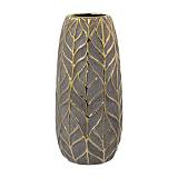 ΚΕΡΑΜΙΚΟ ΒΑΖΟ Fylliana FL126042 ΧΡΥΣΟ-ΚΑΦΕ 15x32εκ