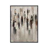 ΠΙΝΑΚΑΣ ΣΕ ΚΑΜΒΑ Fylliana "Peoples No2 37532" ΜΠΕΖ-ΓΚΡΙ-ΛΕΥΚΟ 60x4x80εκ