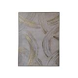 ΠΙΝΑΚΑΣ ΣΕ ΚΑΜΒΑ ΜΕ ΠΛΑΣΤΙΚΟ ΠΛΑΙΣΙΟ Fylliana FL252459 ΧΡΥΣΟ-ΛΕΥΚΟ-ΜΠΕΖ 60x4x80εκ