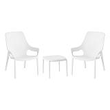 ΣΕΤ 2 ΚΑΡΕΚΛΕΣ ΚΗΠΟΥ ΚΑΙ ΤΡΑΠΕΖΑΚΙ Fylliana “Selavia” ΜΕ UV ΠΡΟΣΤΑΣΙΑ ΛΕΥΚΟ ΧΡΩΜΑ