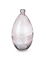 Βάζο γυάλ.γκρι στενό στόμιο Φ17Η30cm