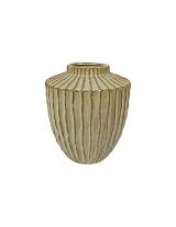 Βάζο κεραμ.DUUK μπεζ/καφέ 27Χ32