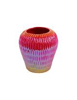 Βάζο κεραμ.φράουλα NEON 17,2Χ18