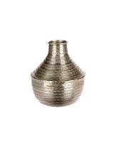 Βάζο μεταλλικό ασημί Φ21Η23,5cm