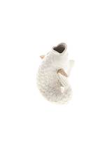 Βάζο ψάρι κεραμικό λευκό 13,5x13x17,5cm