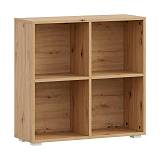 ΒΙΒΛΙΟΘΗΚΗ-ΡΑΦΙΕΡΑ Fylliana Smart 4P ARTISAN ΧΡΩΜΑ 74x25x76εκ