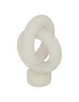 Διακοσμητικό κόμπος λευκός 21x30,5 cm