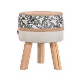 ΔΙΑΚΟΣΜΗΤΙΚΟ ΣΚΑΜΠΟ Fylliana Opulent ΜΠΕΖ-ΜΑΥΡΟ ΧΡΩΜΑ 28x34εκ