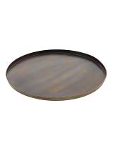 Δίσκος μεταλ.καφέ/χρυσό Φ45Χ2