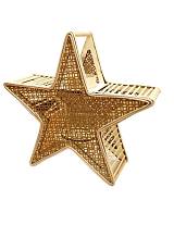 Φανάρι αστέρι rattan με ψάθα 48,5Χ49Χ16