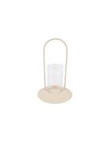 Φανάρι μεταλ.εκρού με γυαλί 23Χ38