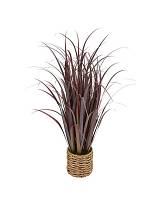 Φύλλα "Zya" μπορντώ σε κασπώ Η91cm