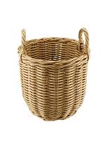 Καλάθι εξ.χώρου pp ανακ.wicker φυσικό 35X36