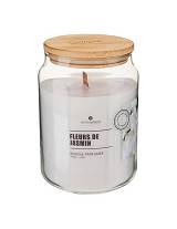 Κερί σε γυαλ.βάζο "Jasmine" 435gr/9x13cm