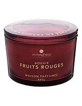 Κερί σε γυαλ.βάζο "Red fruits" 440gr/13x9cm
