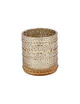 Κηροπήγιο γυαλ.χρυσό 7,2Χ8