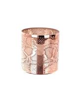 Κηροπήγιο γυάλινο Animal print 7x7cm