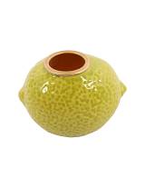 Κηροπήγιο λεμόνι πράσινο 7x5,5x4,8cm