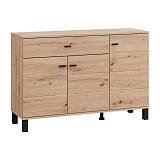 ΚΟΜΟΤΑ-ΜΠΟΥΦΕΣ ALMOND 115 3K1F3V ARTISAN OAK ΧΡΩΜΑ 116x35x78εκ