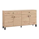 ΚΟΜΟΤΑ-ΜΠΟΥΦΕΣ ALMOND 154 4K2F4V ARTISAN OAK ΧΡΩΜΑ 154x35x78εκ