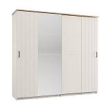 ΝΤΟΥΛΑΠΑ ΜΕ ΚΑΘΡΕΦΤΗ LAMBETH 220 OG h205 CASHMERE-ARTISAN OAK ΧΡΩΜΑ 220x62x205εκ