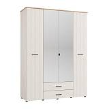 ΝΤΟΥΛΑΠΑ ΜΕ ΚΑΘΡΕΦΤΗ LAMBETH 4K2F2O h207 CASHMERE-ARTISAN OAK ΧΡΩΜΑ 158x54x208εκ