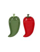 Πιατέλα "CHILLI" 2χρώματα 28x12,8cm