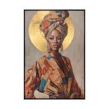 ΠΙΝΑΚΑΣ ΣΕ ΚΑΜΒΑ Fylliana FL38749 ΚΑΦΕ-ΜΠΕΖ-ΧΡΥΣΟ ΧΡΩΜΑ 70x4x100εκ