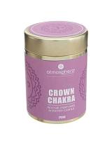 Ποτήρι με καπάκι μεταλ.με αρωμ.κερί purple chakra 200gr /7,5x10,6 cm