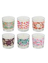 Ποτήρι με κερί 46gr/D5,2x5,1cm/6σχέδια