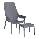 ΣΕΤ ΚΗΠΟΥ ΠΟΛΥΘΡΟΝΑ ΚΑΙ ΥΠΟΠΟΔΙΟ Fylliana “Avelyn” ΜΕ UV ΠΡΟΣΤΑΣΙΑ ΣΚΟΥΡΟ ΓΚΡΙ ΧΡΩΜΑ