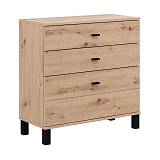 ΣΥΡΤΑΡΙΕΡΑ ALMOND 77 3F ARTISAN OAK ΧΡΩΜΑ 77x35x78εκ