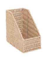Θήκη γραφείου τεχν.RAFFIA φυσικό 15,5x26x27cm