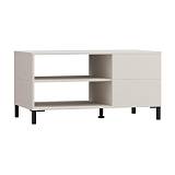 ΤΡΑΠΕΖΑΚΙ ΣΑΛΟΝΙΟΥ MARRON CASHMERE-ΜΑΥΡΟ ΜΑΤ 102x55x52εκ