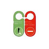 Kάρτες πλαστικοποιημένες Μην ενοχλείτε κρεμαστές 10τεμ 02-078 NOVATEX