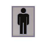 Σήμα αλουμινίου WC Ανδρας 02-141 NOVATEX
