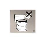 Σήμα αλουμινίου ΜΗ ΡΙΧΝΕΤΕ ΧΑΡΤΙΑ 02-638 NOVATEX