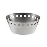 Ψωμιέρα στρογγυλή inox 05-167 NOVATEX